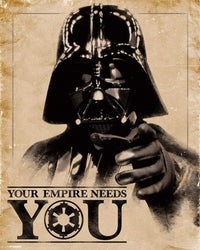 Pyramid Star Wars Classic Your Empire Needs You Poster 40x50cm | Yourdecoration.nl