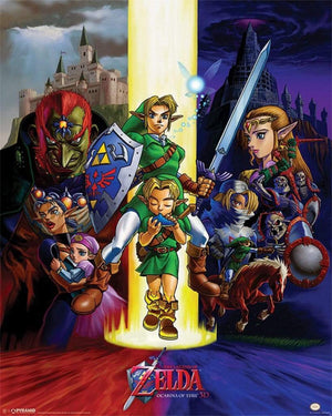 Pyramid The Legend of Zelda Ocarina of Time Poster 40x50cm | Yourdecoration.nl