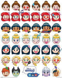 Pyramid Disney Emoji Princess Emotions Poster 40x50cm | Yourdecoration.nl