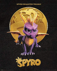 Pyramid Spyro Golden Dragon Poster 40x50cm | Yourdecoration.nl