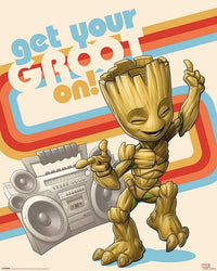 Pyramid Guardians of the Galaxy Vol 2 Get Your Groot On Poster 40x50cm | Yourdecoration.nl