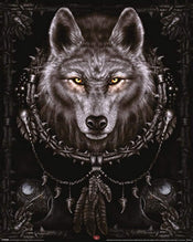 Pyramid Spiral Wolf Dreams Poster 40x50cm | Yourdecoration.nl