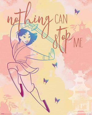 Pyramid Mulan Nothing Can Stop Me Poster 40x50cm | Yourdecoration.nl