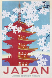 Pyramid Japan Railways Blossom Poster 61x91,5cm | Yourdecoration.nl