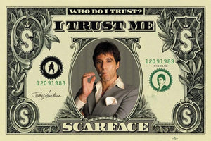 Pyramid Scarface Dollar Poster 91,5x61cm | Yourdecoration.nl