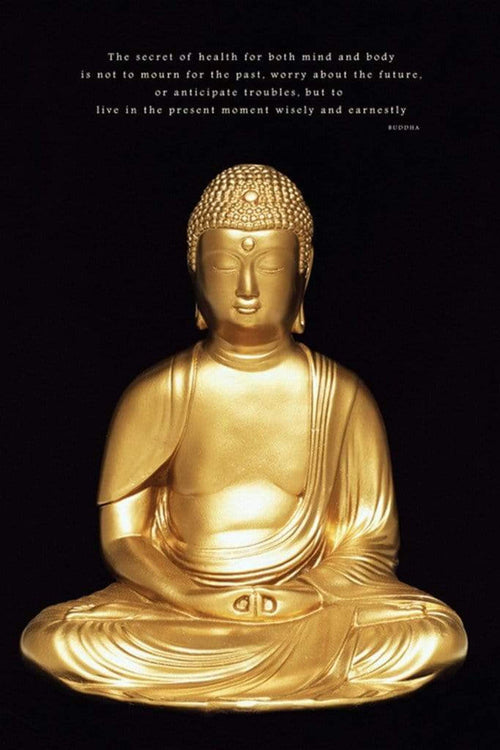 Pyramid Buddha Poster 61x91,5cm | Yourdecoration.nl