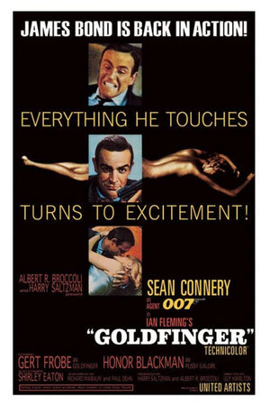 Pyramid James Bond Goldfinger Poster 61x91,5cm | Yourdecoration.nl