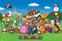Pyramid Super Mario Characters Poster 91,5x61cm | Yourdecoration.nl