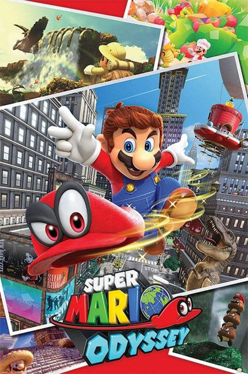 Pyramid Super Mario Odyssey Collage Poster 61x91,5cm | Yourdecoration.nl