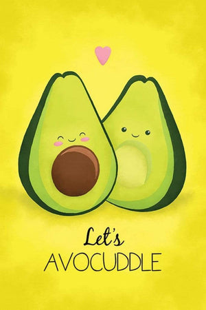 Pyramid Avocado Lets Avocuddle Poster 61x91,5cm | Yourdecoration.nl