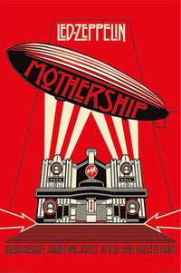 pyramid pp34445 led zeppelin mothership red poster 61x91 5cm | Yourdecoration.nl