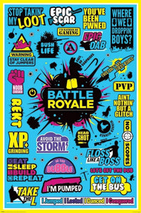 Pyramid Battle Royale Infographic Poster 61x91,5cm | Yourdecoration.nl