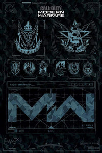 Pyramid Call of Duty Modern Warfare Fractions Poster 61x91,5cm | Yourdecoration.nl