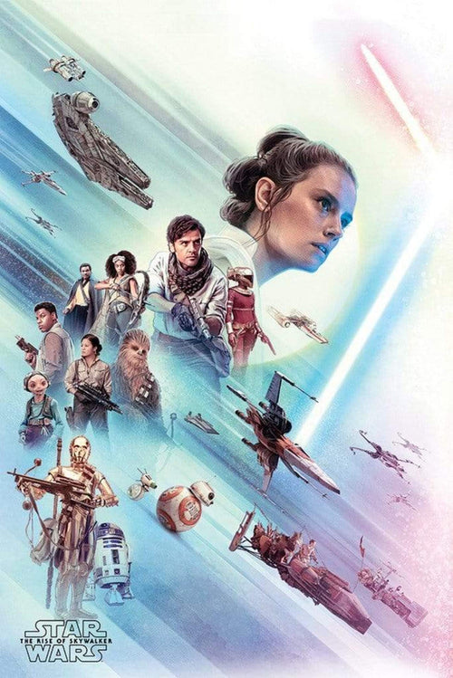 Pyramid Star Wars The Rise of Skywalker Rey Poster 61x91,5cm | Yourdecoration.nl