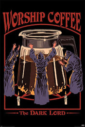 Pyramid Steven Rhodes Worship Coffee Poster 61x91,5cm | Yourdecoration.nl