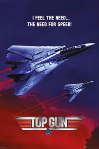 pyramid pp34631 top gun the need for speed poster 61x91 5cm | Yourdecoration.nl