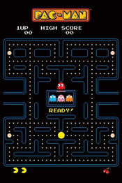 Pyramid Pac Man Maze Poster 61x91,5cm | Yourdecoration.nl