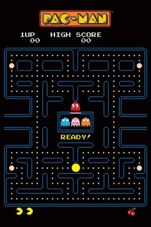 Pyramid Pac Man Maze Poster 61x91,5cm | Yourdecoration.nl