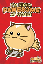 Pyramid Fuzzballs Pawsome Gamer Poster 61x91,5cm | Yourdecoration.nl