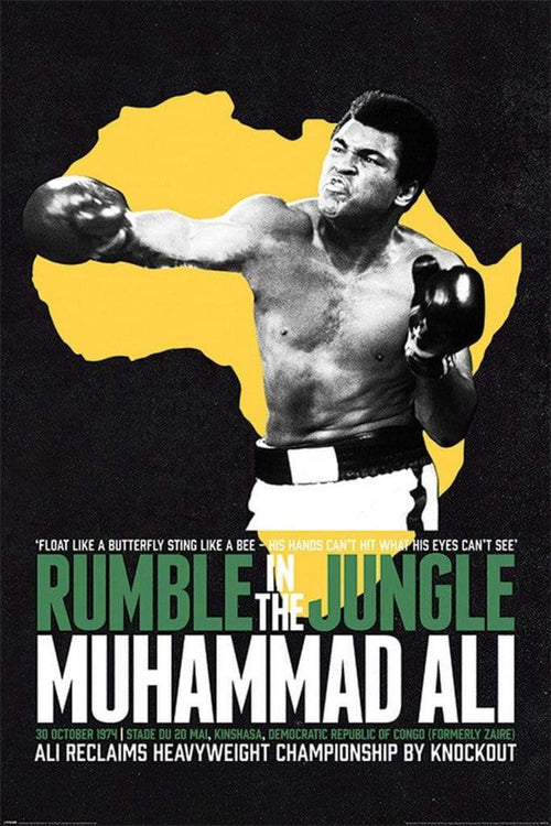 Pyramid Muhammad Ali Rumble in the Jungle Poster 61x91,5cm | Yourdecoration.nl