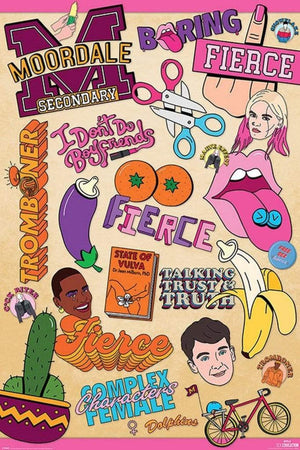 Pyramid Sex Education Infographic Poster 61x91,5cm | Yourdecoration.nl