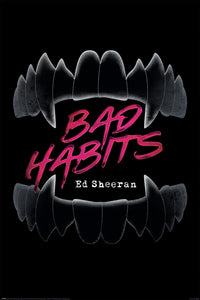 Pyramid Ed Sheeran Bad Habits Poster 61x91,5cm | Yourdecoration.nl