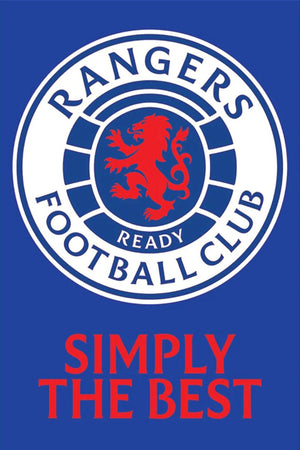 pyramid pp34963 rangers f c simply the best poster 61x91 5cm | Yourdecoration.nl