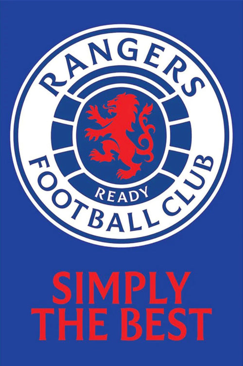 pyramid pp34963 rangers f c simply the best poster 61x91 5cm | Yourdecoration.nl