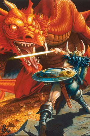 Pyramid Pp35193 Dungeons And Dragons Classic Red Dragon Battle Poster 61x91 5cm | Yourdecoration.nl
