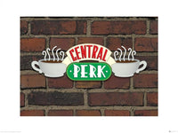 Pyramid Friends Central Perk Sign Kunstdruk 60x80cm | Yourdecoration.nl