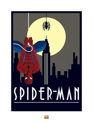 Pyramid Marvel Deco SpiderMan Hanging Kunstdruk 60x80cm | Yourdecoration.nl