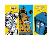 Pyramid Doctor Who Comic Sections Kunstdruk 60x80cm | Yourdecoration.nl