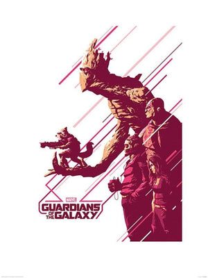 Pyramid Guardians of The Galaxy Stance Kunstdruk 60x80cm | Yourdecoration.nl