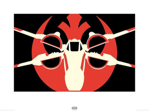 Pyramid Star Wars Episode VII XWing Pop Art Kunstdruk 60x80cm | Yourdecoration.nl