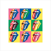 Pyramid The Rolling Stones Pop Art Kunstdruk 40x40cm | Yourdecoration.nl