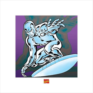 Pyramid Silver Surfer Marvel Comics Kunstdruk 40x40cm | Yourdecoration.nl