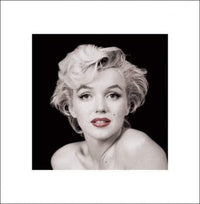 Pyramid Marilyn Monroe Red Lips Kunstdruk 40x40cm | Yourdecoration.nl