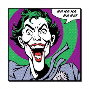 Pyramid Joker Ha Ha Ha Ha Ha Kunstdruk 40x40cm | Yourdecoration.nl