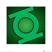 Pyramid DC Comics Green Lantern Symbol Kunstdruk 40x40cm | Yourdecoration.nl