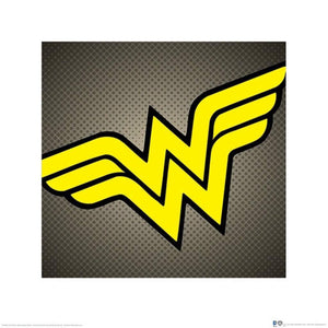 Pyramid DC Comics Wonder Woman Symbol Kunstdruk 40x40cm | Yourdecoration.nl