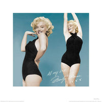 Pyramid Marilyn Monroe All My Love Kunstdruk 40x40cm | Yourdecoration.nl