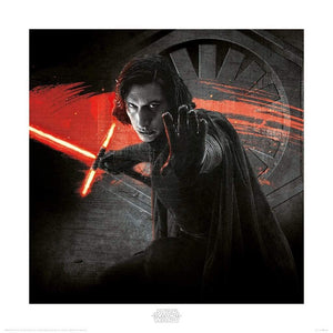 Pyramid Star Wars The Last Jedi Kylo Ren Force Kunstdruk 40x40cm | Yourdecoration.nl