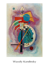 Wassily Kandinsky  Hommage a Grohmann Kunstdruk 60x80cm | Yourdecoration.nl