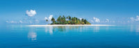 Wizard+Genius Maldive Island Fotobehang 366x127cm | Yourdecoration.nl