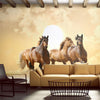 Artgeist Running Paarden Vlies Fotobehang Sfeer | Yourdecoration.nl