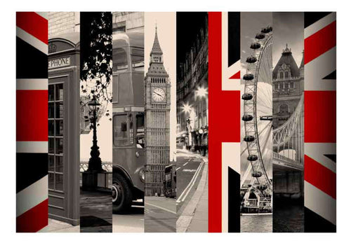 Fotobehang - Symbols of London - Vliesbehang