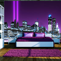 Fotobehang - Luminous Manhattan - Vliesbehang