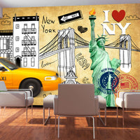 Fotobehang - One Way New York - Vliesbehang