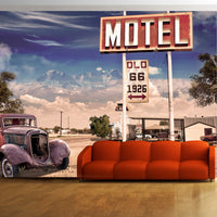 Fotobehang - Old Motel - Vliesbehang