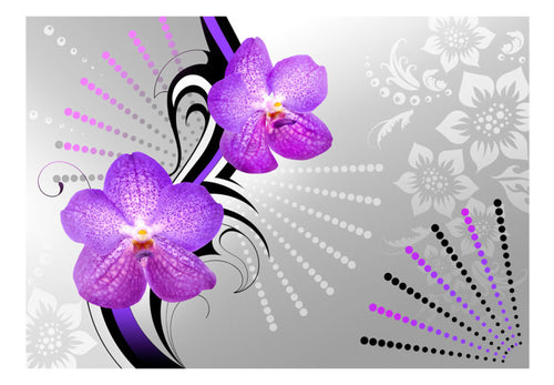 Fotobehang - Purple Vibrations - Vliesbehang